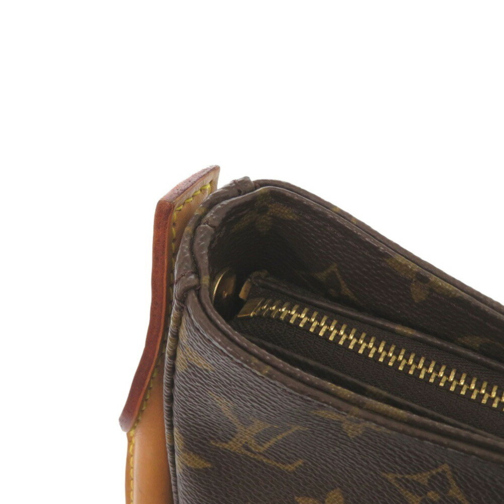 LOUIS VUITTON Authentic Brown Monogram Looping GM Shoulder Bag - Picture 10 of 11